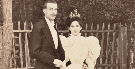 5 창립자인 알프레드 반클리프와 에스텔 아펠의 결혼식 사진