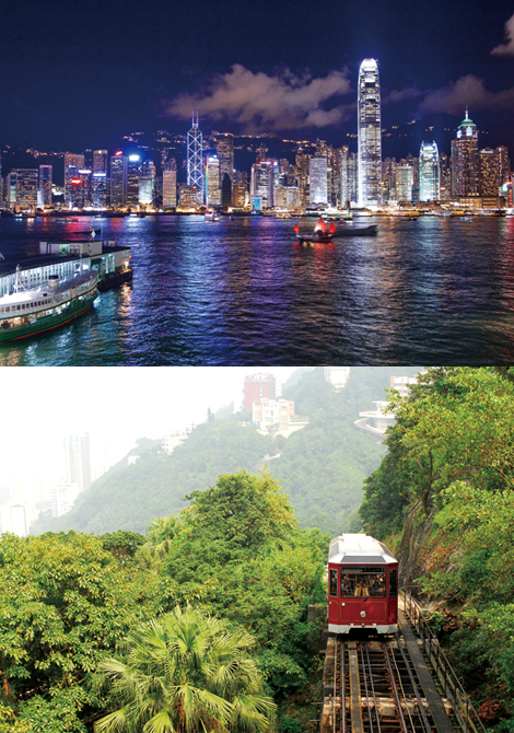 홍콩 야경, 피크트램